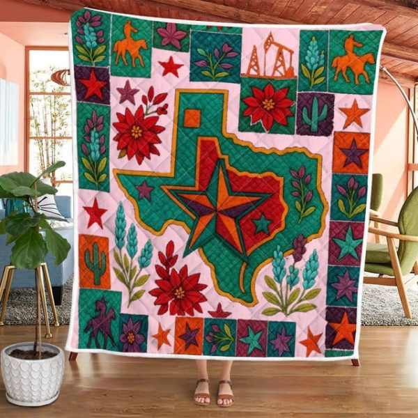 Best Texas Design Quilt TXQ26 - Image 39