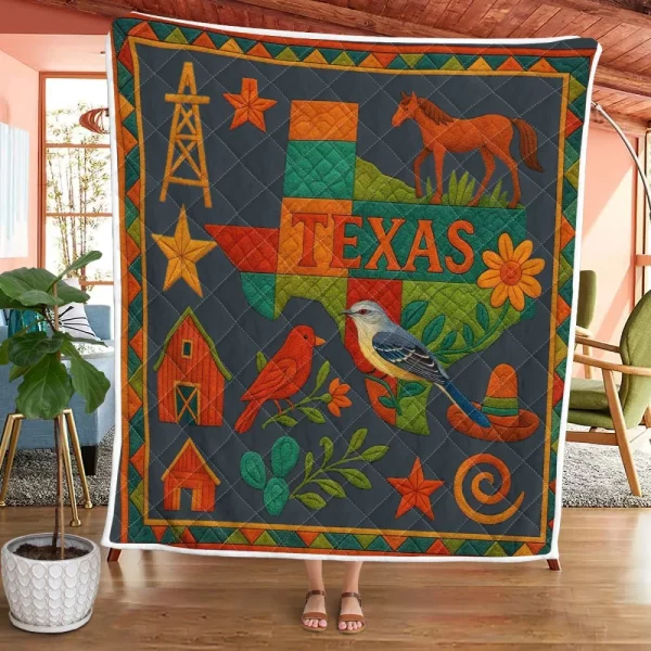 Best Texas Design Quilt TXQ19 - Image 51