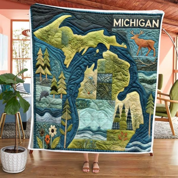Best Michigan Design Quilt MCG8 - Image 2