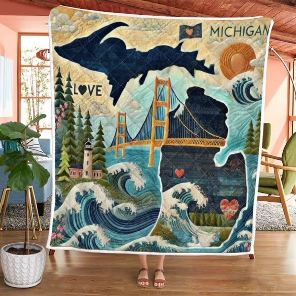 Best Michigan Design Quilt MCG5 - Image 3