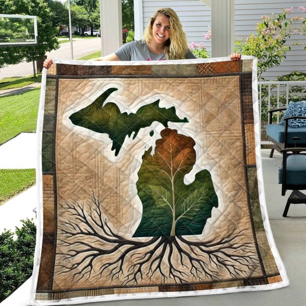 Best Michigan Design Quilt MCG77