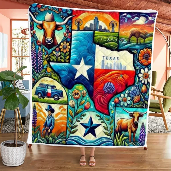 Best Texas Design Quilt TXQ18 - Image 3