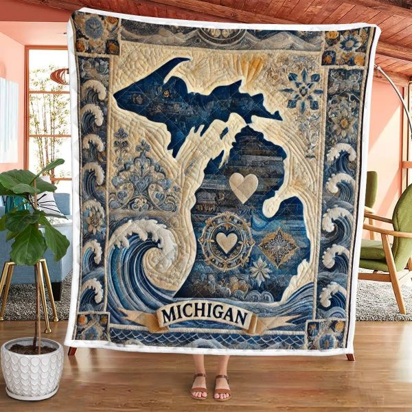 Best Michigan Design Quilt MCG37 - Image 2