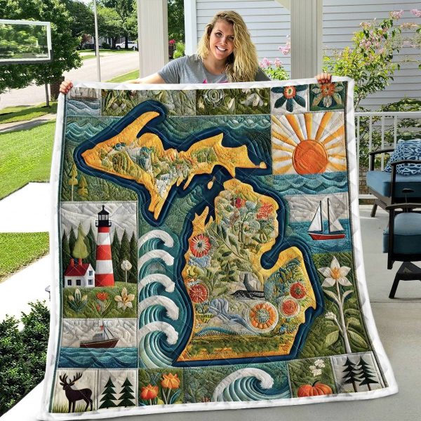 Best Michigan Design Quilt MCG83