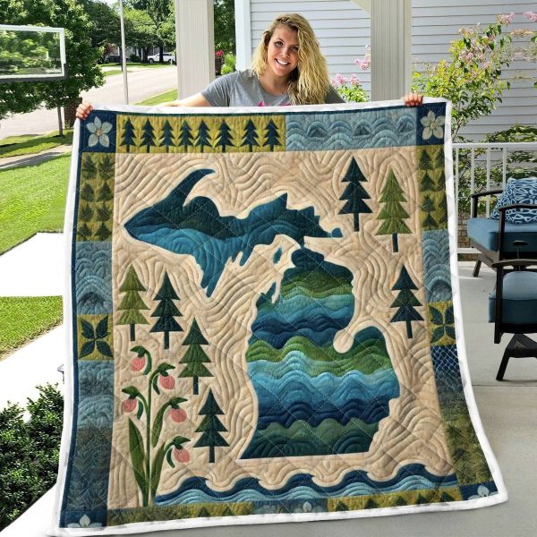 Best Michigan Design Quilt MCG34