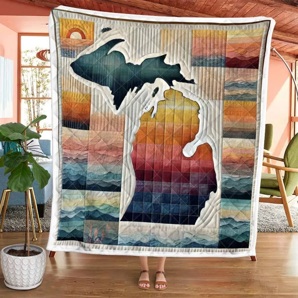Best Michigan Design Quilt MCG76 - Image 2