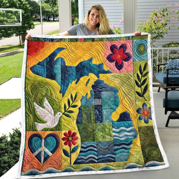 Best Michigan Design Quilt MCG78