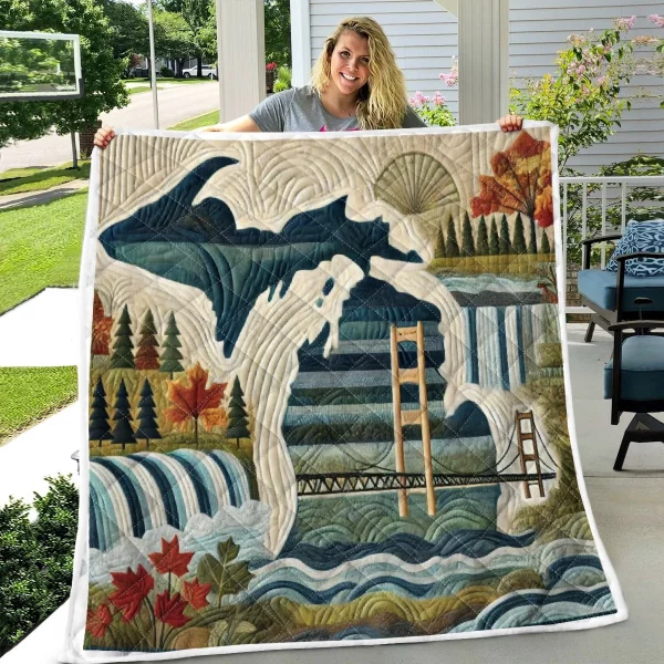 Best Michigan Design Quilt MCG68