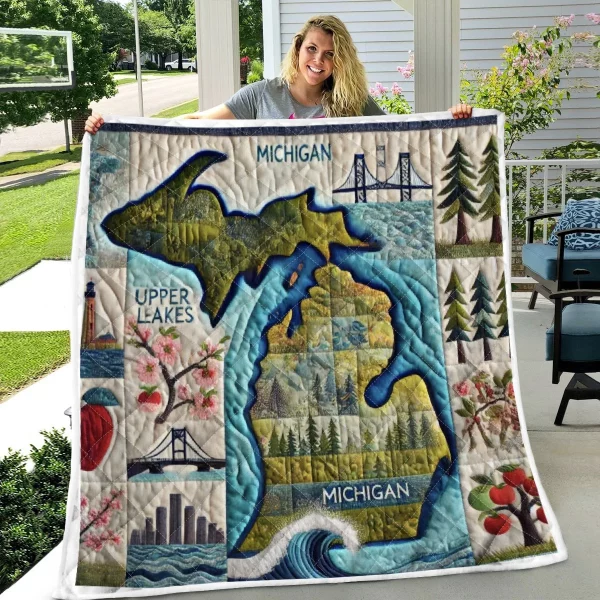 Best Michigan Design Quilt MCG70