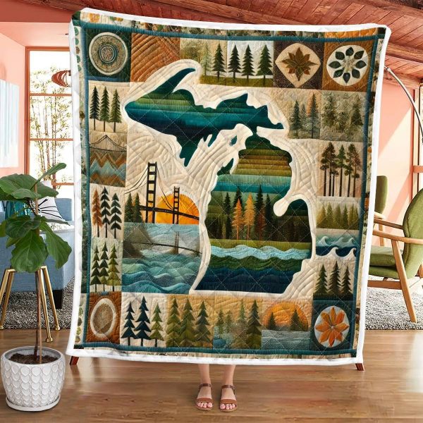 Best Michigan Design Quilt MCG33 - Image 2