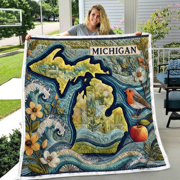 Best Michigan Design Quilt MCG84