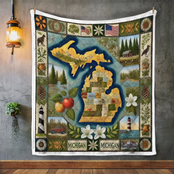 Best Michigan Design Quilt MCG73 - Image 2