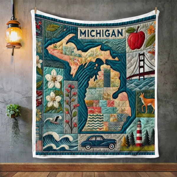 Best Michigan Design Quilt MCG62 - Image 2
