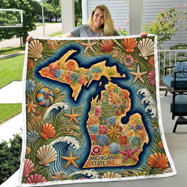 Best Michigan Design Quilt MCG89