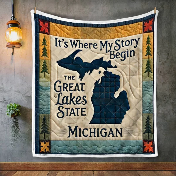 Best Michigan Design Quilt MCG32 - Image 3