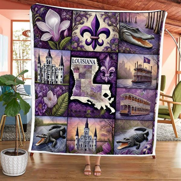 Best Louisiana Design Quilt LA40 - Image 2