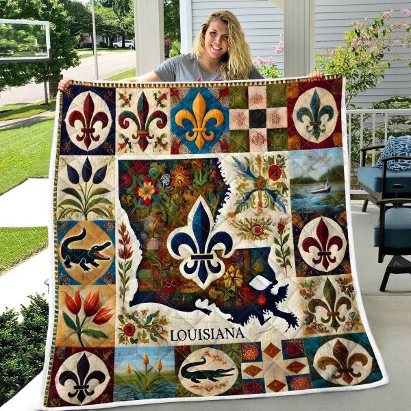 Best Louisiana Design Quilt LA30