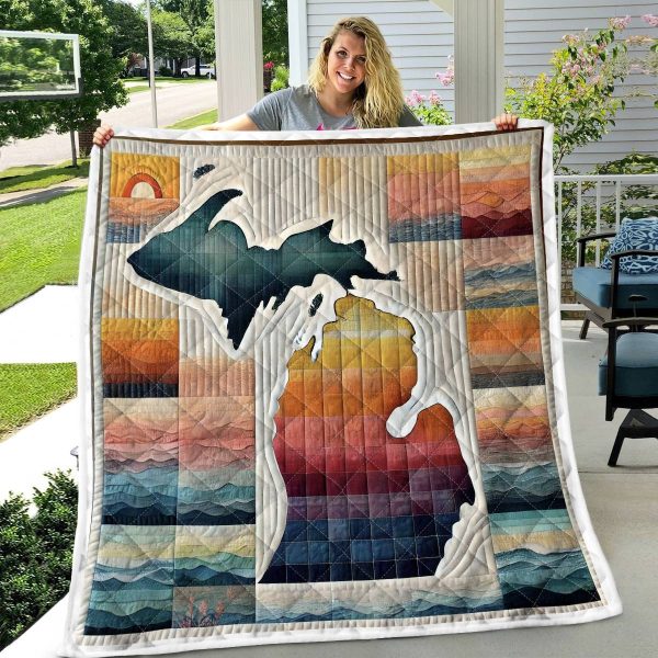 Best Michigan Design Quilt MCG76