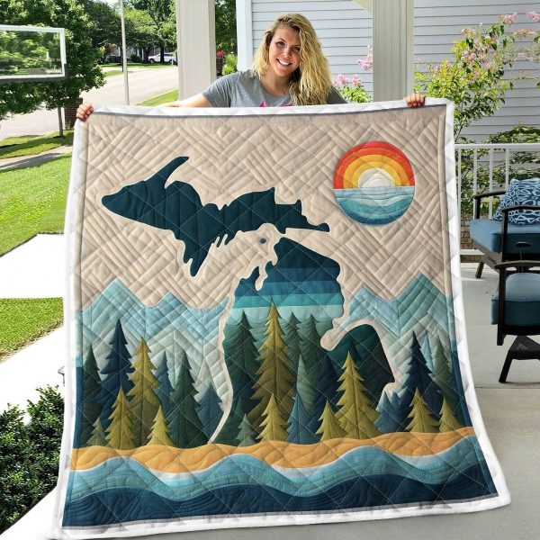Best Michigan Design Quilt MCG86
