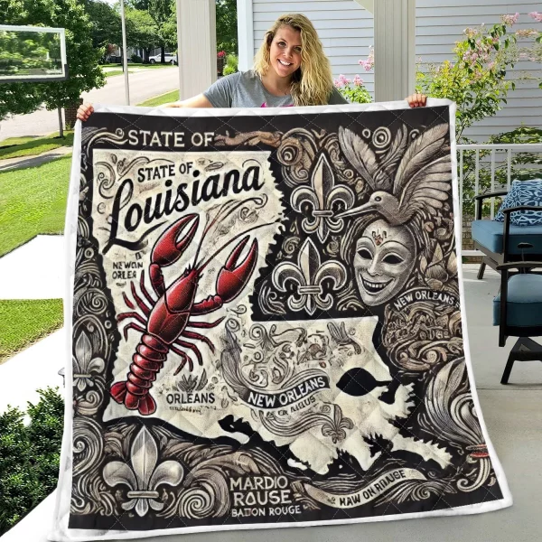 Best Louisiana Design Quilt LA18