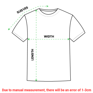Unisex T-Shirt Measurement Guide