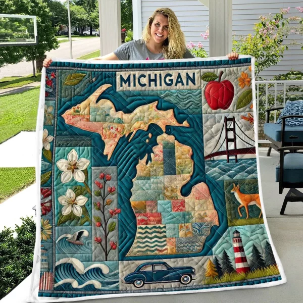 Best Michigan Design Quilt MCG62