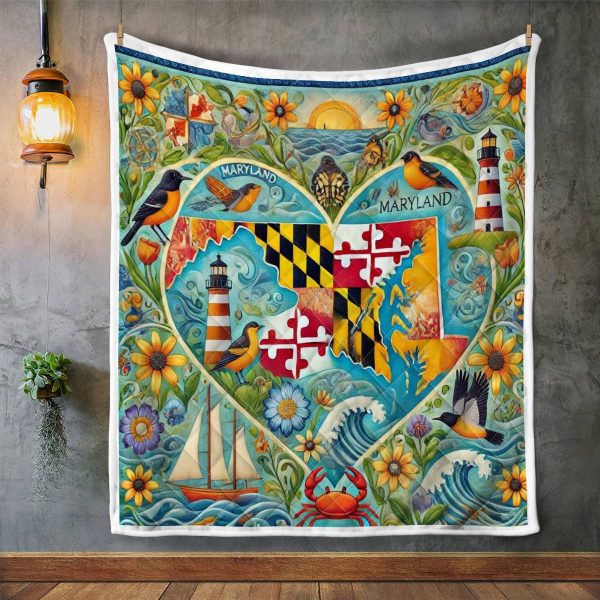 Best Maryland Design Quilt MD69 - Image 3