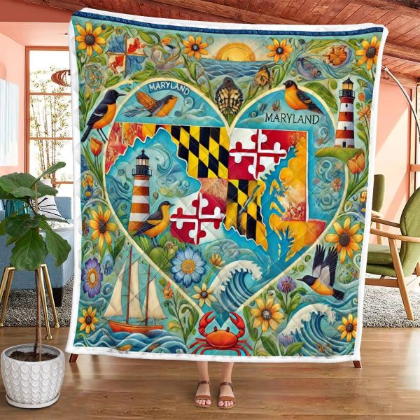Best Maryland Design Quilt MD69 - Image 2