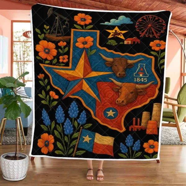 Best Texas Design Quilt TXQ3 - Image 3