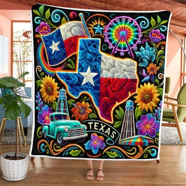Best Texas Design Quilt TXQ9 - Image 3