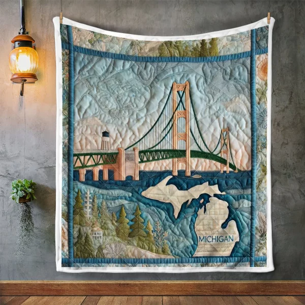 Best Michigan Design Quilt MCG65 - Image 2