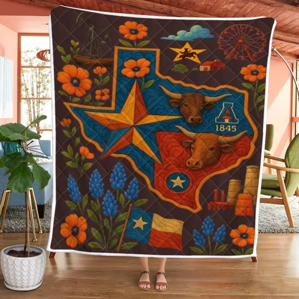 Best Texas Design Quilt TXQ3 - Image 41