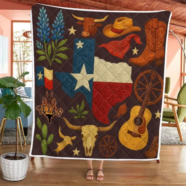 Best Texas Design Quilt TXQ1 - Image 52
