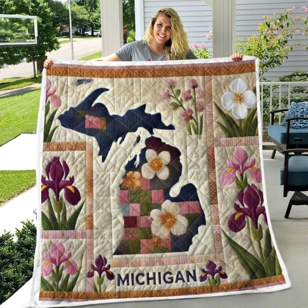 Best Michigan Design Quilt MCG72