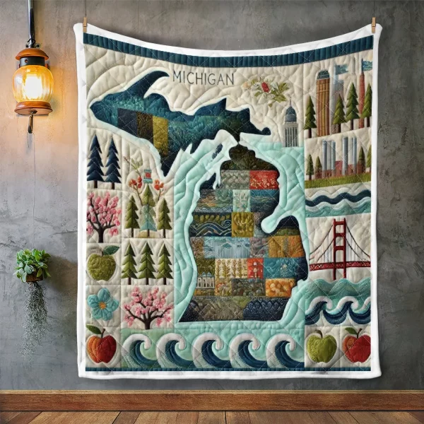 Best Michigan Design Quilt MCG69 - Image 2