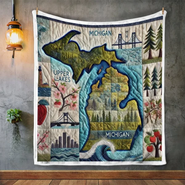 Best Michigan Design Quilt MCG70 - Image 2