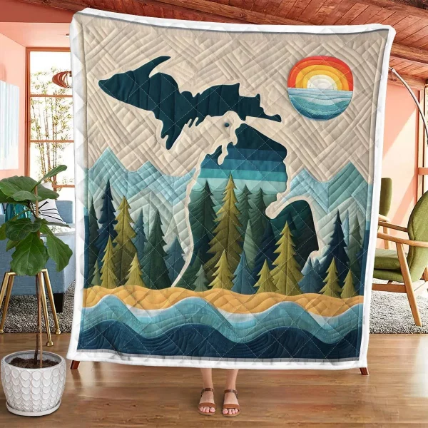 Best Michigan Design Quilt MCG86 - Image 2