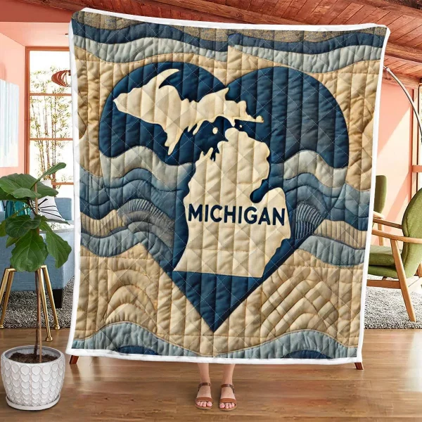 Best Michigan Design Quilt MCG35 - Image 2