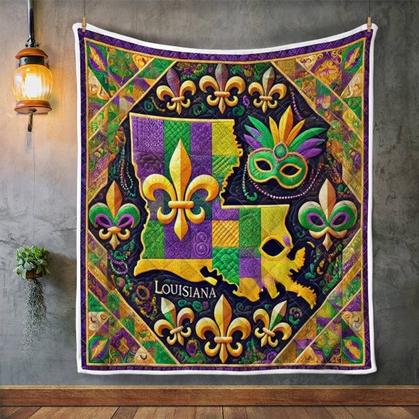 Best Louisiana Design Quilt LA04 - Image 2