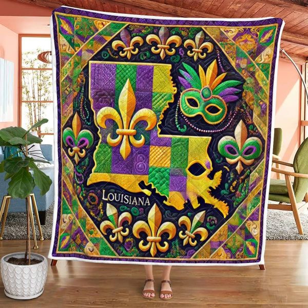 Best Louisiana Design Quilt LA04 - Image 3