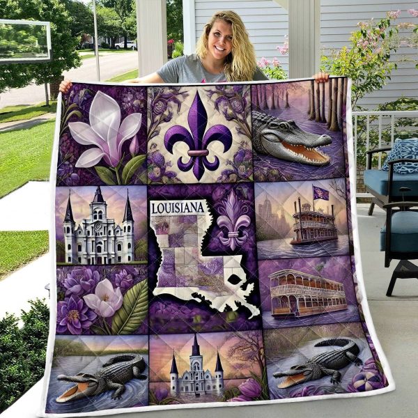 Best Louisiana Design Quilt LA40