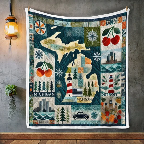 Best Michigan Design Quilt MCG59 - Image 2