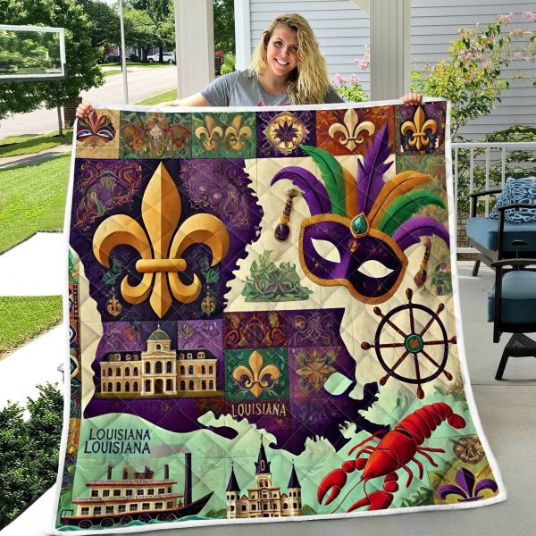 Best Louisiana Design Quilt LA46