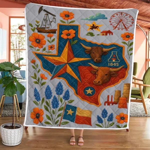 Best Texas Design Quilt TXQ3 - Image 12