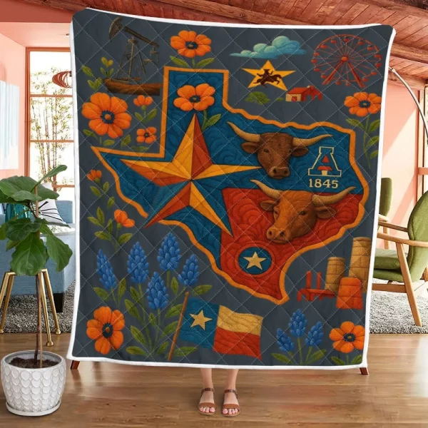 Best Texas Design Quilt TXQ3 - Image 50