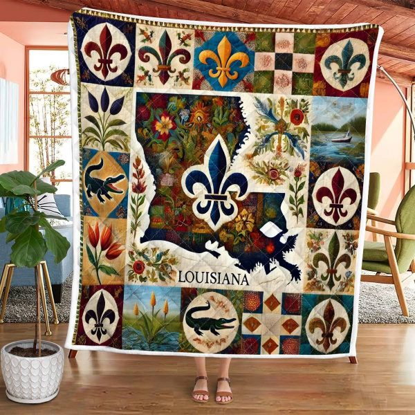 Best Louisiana Design Quilt LA35 - Image 2