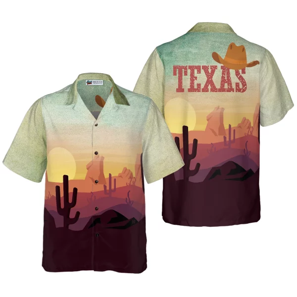 Vintage Texas Hawaiian Shirt, Unique Texas Shirt For Texas Lovers