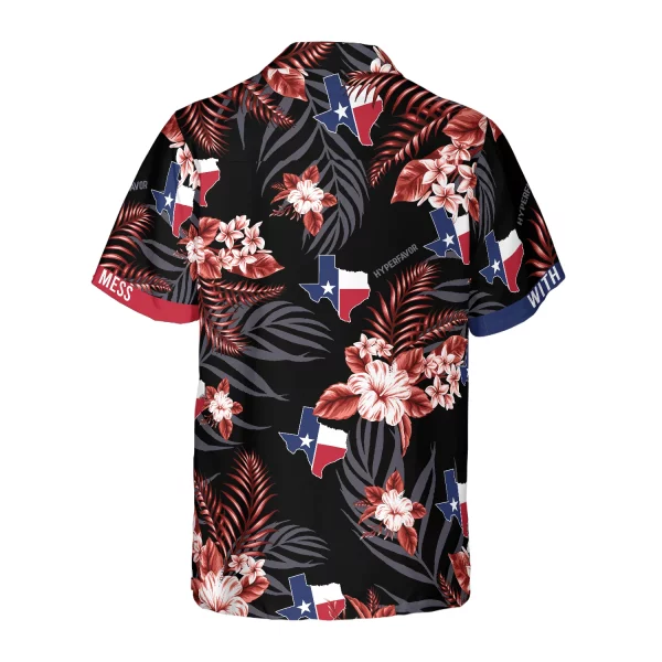 Texas Proud Hawaiian Shirt Black - Image 3