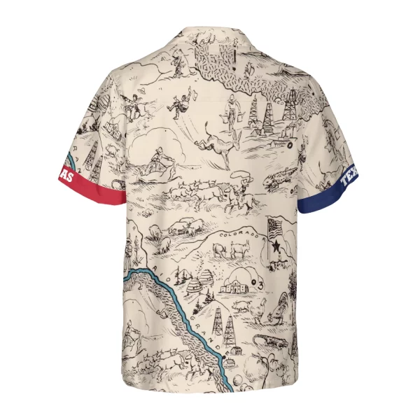 Texas State Map Hawaiian Shirt, Unique Texas Shirt For Texas Lovers - Image 3