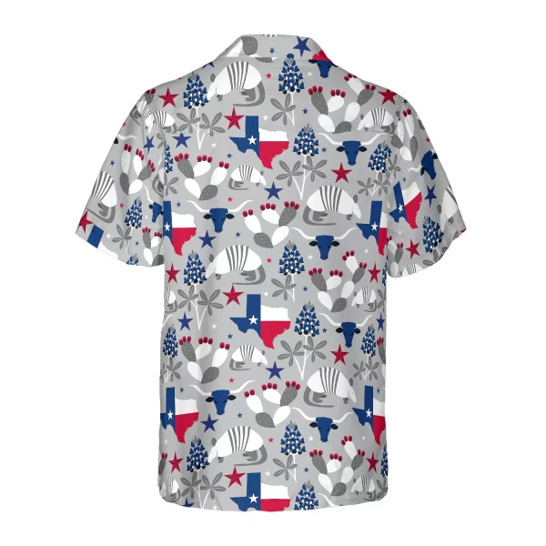 Texas Pattern Hawaiian Shirt 1 - Image 3